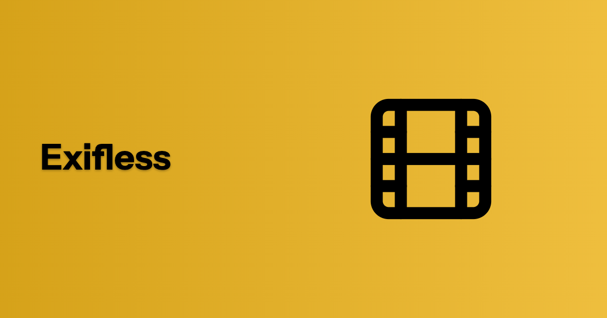 Exifless preview